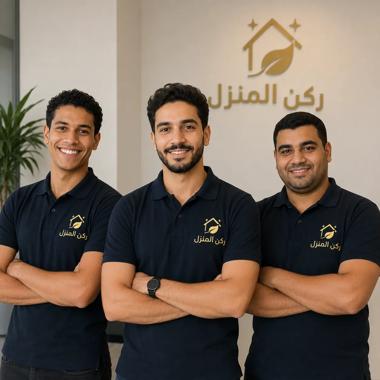 بعض أفراد مؤسسة ركن المنزل